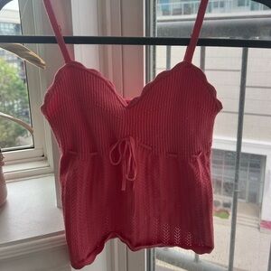 Wilfred Coral Knit Top